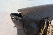 Load image into Gallery viewer, CHANEL Matelasse chain back pack Lambskin Black/Gold hadware Back pack 800050013
