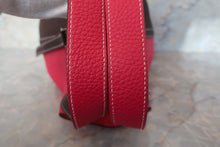 将图片加载到图库查看器，HERMES PICOTIN LOCK CASAQUE PM Clemence leather Framboise/Rouge sellier Z刻印 Hand bag 600110155
