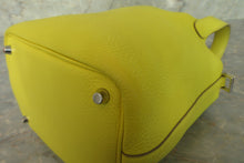 Load image into Gallery viewer, HERMES PICOTIN LOCK PM Clemence leather Lime Y Engraving Hand bag 600120016
