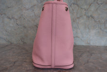 将图片加载到图库查看器，HERMES  GARDEN PARTY PM Country leather Rose sakura T刻印 Tote bag 800080010
