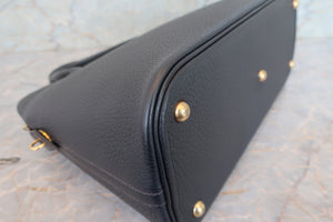 HERMES／エルメス ボリード35 フィヨルド ブルーインディゴ □G刻印 ショルダーバッグ 700070298