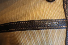 將圖片載入圖庫檢視器 HERMES／エルメス ガーデンパーティPM トワルアッシュ/レザー マロン/ブラウン □H刻印 トートバッグ 700120173
