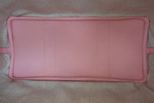 将图片加载到图库查看器，HERMES  GARDEN PARTY PM Country leather Rose sakura T刻印 Tote bag 800080010
