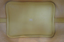 Load image into Gallery viewer, HERMES PICOTIN LOCK PM Clemence leather Lime Y Engraving Hand bag 600120016
