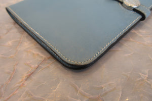 HERMES／エルメス ドゴンGM トリヨンクレマンス ブルージーン □J刻印 財布 700050245