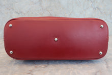 将图片加载到图库查看器，HERMES BOLIDE RELAX 40 Sikkim leather Rouge H □Q刻印 Hand bag 800020264
