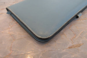 HERMES／エルメス ドゴンGM トリヨンクレマンス ブルージーン □J刻印 財布 700050245