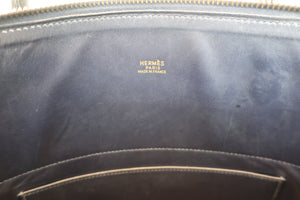 HERMES／エルメス ボリード35 フィヨルド ブルーインディゴ □G刻印 ショルダーバッグ 700070298