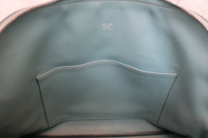 HERMES BOLIDE 1923 Swift leather Ciel □M Engraving Hand bag 600050123