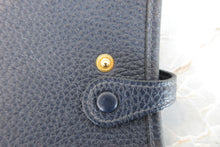 Load image into Gallery viewer, HERMES  EVELYNE TPM Clemence leather Blue nuit Z Engraving Shoulder bag 700010167
