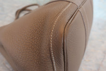 将图片加载到图库查看器，HERMES  GARDEN PARTY PM Negonda leather Etoupe gray X刻印 Tote bag 800070133
