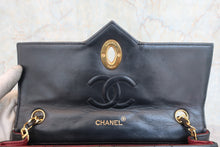 画像をギャラリービューアに読み込む, CHANEL/シャネル デカココチェーンショルダーバッグ ラムスキン ブラック/ゴールド金具 ショルダーバッグ 800060107
