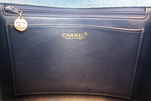CHANEL/シャネル ココマーク台形ハンドバッグ デニム ブルー/ゴールド金具 ハンドバッグ 700060234