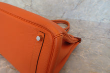 將圖片載入圖庫檢視器 HERMES／エルメス バーキン30 トゴ オレンジ □K刻印 ハンドバッグ 700060305
