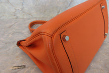 將圖片載入圖庫檢視器 HERMES／エルメス バーキン30 トゴ オレンジ □K刻印 ハンドバッグ 700060305
