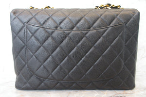 CHANEL Medium Matelasse single flap chain shoulder bag Caviar skin Black/Gold hadware Shoulder bag 700090070