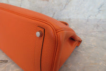 將圖片載入圖庫檢視器 HERMES／エルメス バーキン30 トゴ オレンジ □K刻印 ハンドバッグ 700060305
