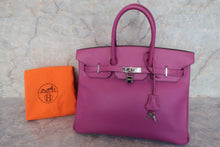 将图片加载到图库查看器，HERMES BIRKIN 35 Epsom leather Cyclamen □H刻印 Hand bag 600110147
