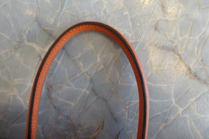 HERMES／エルメス バーキン30 トゴ オレンジ □K刻印 ハンドバッグ 700060305