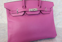 将图片加载到图库查看器，HERMES BIRKIN 35 Epsom leather Cyclamen □H刻印 Hand bag 600110147
