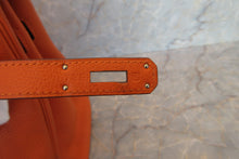 將圖片載入圖庫檢視器 HERMES／エルメス バーキン30 トゴ オレンジ □K刻印 ハンドバッグ 700060305
