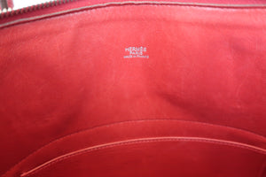 HERMES／エルメス ボリード31 フィヨルド ルージュガランス □J刻印 ショルダーバッグ 700080011