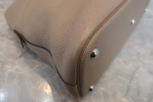 将图片加载到图库查看器，HERMES BOLIDE 35 Clemence leather Gris tourterelle T刻印 Shoulder bag 800020214
