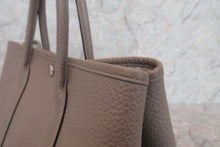 Load image into Gallery viewer, HERMES GARDEN PARTY TPM Country leather Gris asphalt A Engraving Tote bag 600110144
