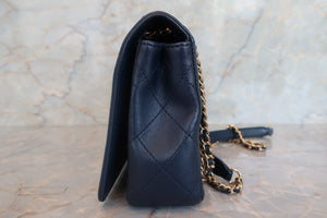 CHANEL/シャネル チェーンショルダーバッグ ラムスキン ネイビー/ゴールド金具 ショルダーバッグ 700050006