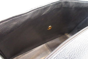 CHANEL Medium Matelasse single flap chain shoulder bag Caviar skin Black/Gold hadware Shoulder bag 700090070
