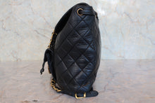 Load image into Gallery viewer, CHANEL Matelasse Chain Back pack Lambskin Black/Gold hardware Back pack 800090046
