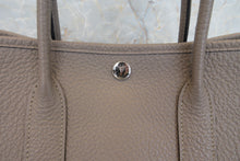 Load image into Gallery viewer, HERMES GARDEN PARTY TPM Country leather Gris asphalt A Engraving Tote bag 600110144
