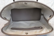 Load image into Gallery viewer, HERMES GARDEN PARTY TPM Country leather Gris asphalt A Engraving Tote bag 600110144
