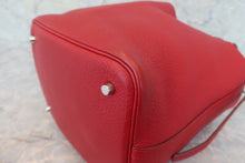 将图片加载到图库查看器，HERMES PICOTIN MM Clemence leather Rouge garance □L刻印 Hand bag 600080044
