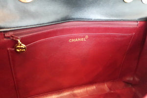 CHANEL Big Matelasse single flap chain shoulder bag Lambskin Black/Gold hadware Shoulder bag 600060188