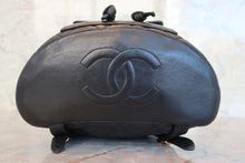 Load image into Gallery viewer, CHANEL Matelasse Chain Back pack Lambskin Black/Gold hardware Back pack 800090046
