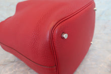 将图片加载到图库查看器，HERMES PICOTIN MM Clemence leather Rouge garance □L刻印 Hand bag 600080044
