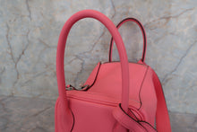 Load image into Gallery viewer, HERMES LINDY 26 Evercolor leather Rose azalee A Engraving Shoulder bag 700070292
