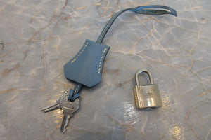 HERMES BIRKIN 25 Epsom leather Blue jean □M刻印 Hand bag 700060229