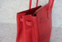 将图片加载到图库查看器，HERMES BIRKIN 40 Ardennes leather Rouge vif □C刻印 Hand bag 600110159
