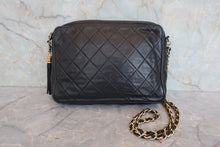 画像をギャラリービューアに読み込む, CHANEL/シャネル マトラッセフリンジチェーンショルダーバッグ ラムスキン ブラック/ゴールド金具 ショルダーバッグ 800080002
