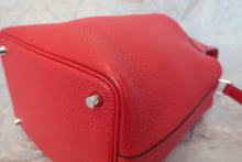 将图片加载到图库查看器，HERMES PICOTIN LOCK PM Clemence leather Rouge casaque C刻印 Hand bag 500110004
