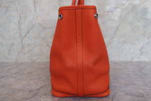 HERMES／エルメス ガーデンパーティPM ネゴンダ カプシーヌ □R刻印 トートバッグ 700050025