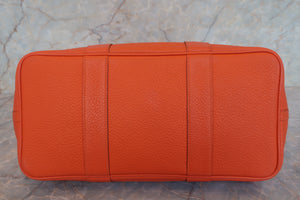 HERMES／エルメス ガーデンパーティPM ネゴンダ カプシーヌ □R刻印 トートバッグ 700050025