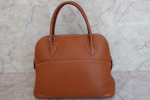 将图片加载到图库查看器，HERMES／BOLIDE 31 Clemence leather Gold □K刻印 Hand bag 600090135
