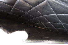 Load image into Gallery viewer, CHANEL Medium Matelasse single flap chain shoulder bag Lambskin Black/Gold hadware Shoulder bag 700090125
