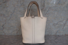 将图片加载到图库查看器，HERMES PICOTIN LOCK MM Clemence leather Nata Z刻印 Hand bag 600100110
