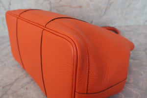 HERMES／エルメス ガーデンパーティPM ネゴンダ カプシーヌ □R刻印 トートバッグ 700050025