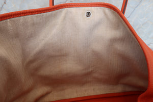 HERMES／エルメス ガーデンパーティPM ネゴンダ カプシーヌ □R刻印 トートバッグ 700050025