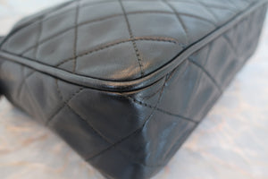 CHANEL/シャネル マトラッセフリンジチェーンショルダーバッグ ラムスキン ブラック/ゴールド金具 ショルダーバッグ 700060268